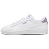 PUMA Smash 3.0 Soft And Comfortable Low top Skateboard Shoes Unisex White Purple 390987-23