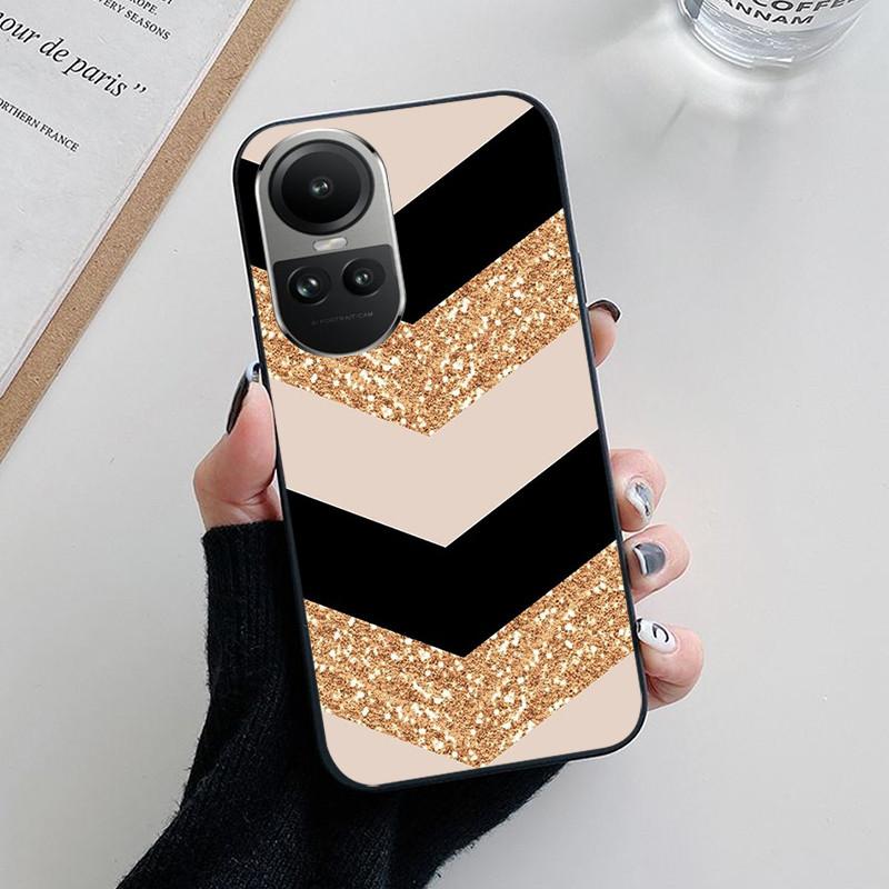 For OPPO Reno 10 5G Case CPH2531 Fashion Soft Silicone Back Cases for OPPO Reno10 Pro Plus CPH2521 Phone Cover etui Fundas Cute