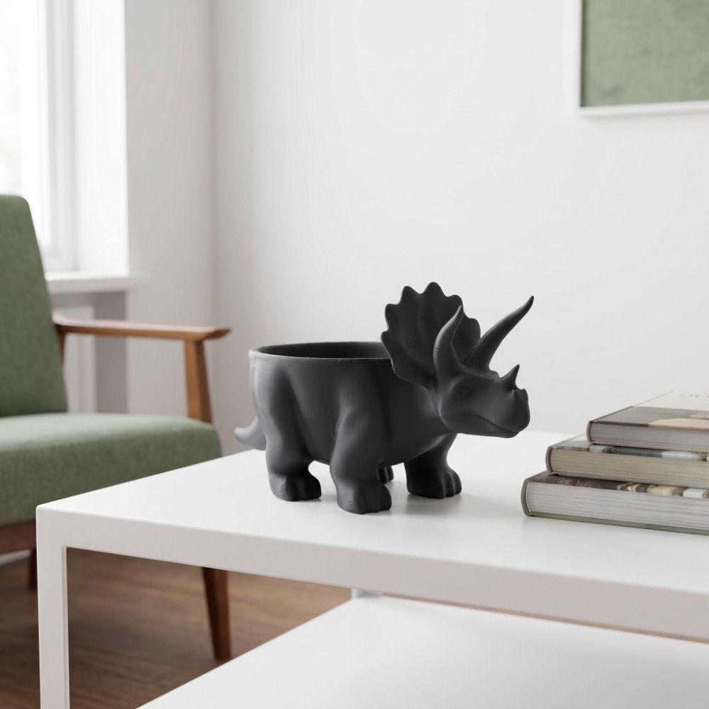 Desktop Decoration Dinosaur Flowerpot Funny Small Storage Container Plant Planting Pot Balcony