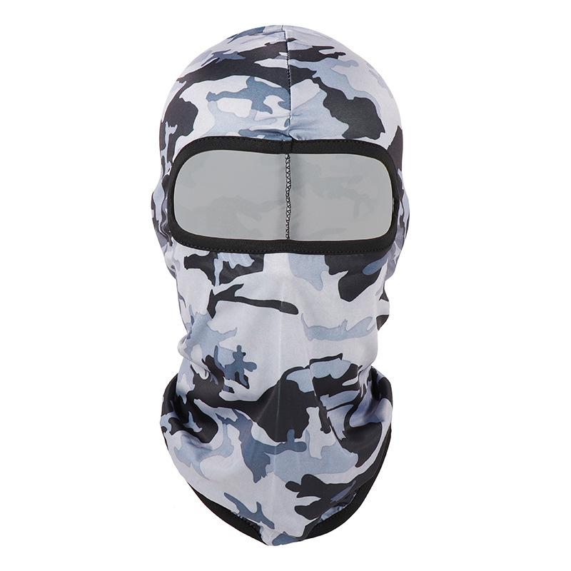 Motorcykel Cykel Vindtæt Ansigtsmaske Camouflage Fiskeri Halsrør Åndbar UV Solbeskyttelse Cykling Ansigtsmaske