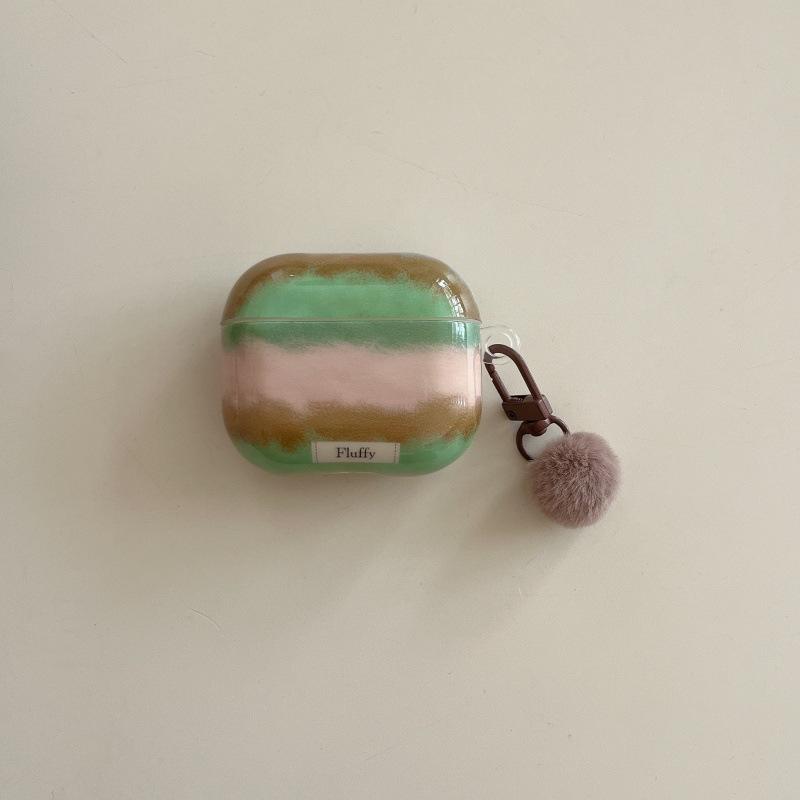 Autumn and winter contrasting color irregular stripes for AirPods 1 /1 generation Bluetooth wireless Pro1 generation/new 1st generation earphone case