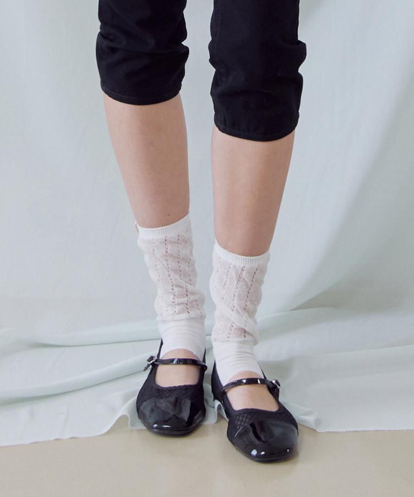 Minssio Open-Toe Middle Leg Warmers_Ivory