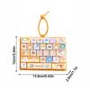 Clear Key Sounds Stress Relief Decompression Toy Pressable Keys Keyboard Toy  Bag Pendant