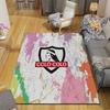 CSD Colo‑Colo Flannel Pattern Square Carpet,Area Rug,Carpet Rug for Living Room Bedroom Sofa Playroom Decor,Non-slip Floor Mat