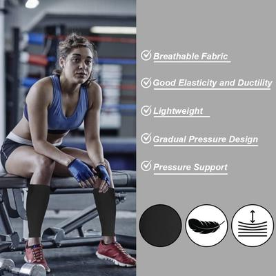 Leosportz Calf Support Shin Brace Support(pack of 1) - Cslf Compression Sleeves for Men & Women | Leg Compression for Sports Gym Running Cycling