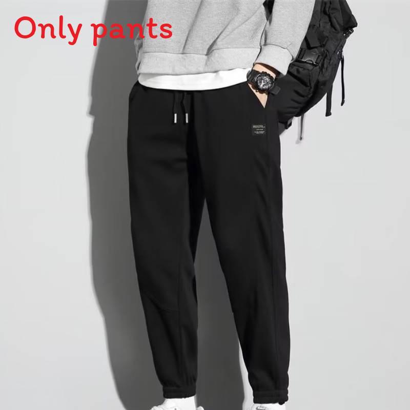 Spring Autumn Loose Fit Jogging Pants With Drawstring For Teenagers Casual Wear