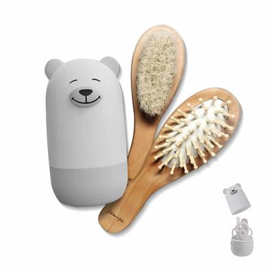 Baby Care Baby Nail Baby Nail and Comb 6-1 Set Clippers, Scissors, Tweezers, File, (White)