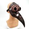 New Halloween steampunk plague doctor mask, latex horror bird beak doctor mask for costume parties