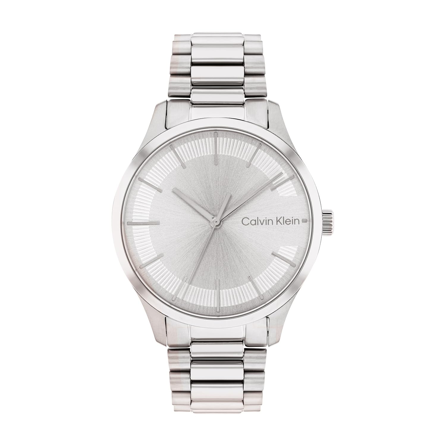 

Calvin Klein Iconic 35MM Silver Sunray Dial -