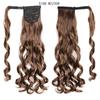 LISI HAIR Long  Ponytail Synthetic Wig Pack In Clip Hair Extension Ombre Black Gold Brown Ponytail