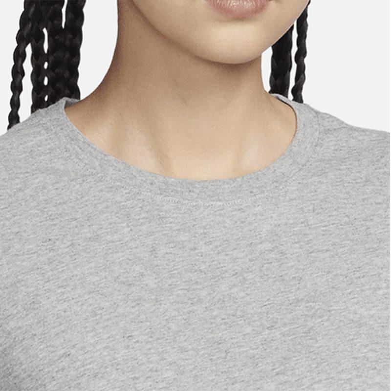 Nike T Shirts Women's Gray Crew Neck Moderate FJ7129-063