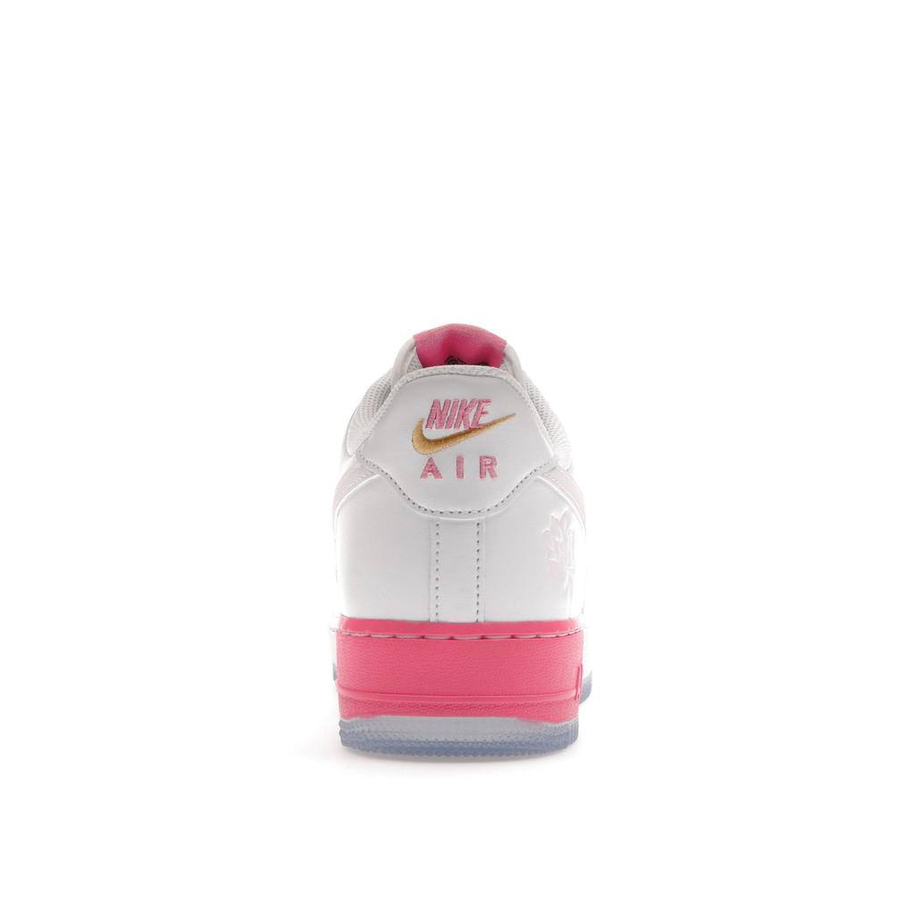 Nike Air Force 1 07 San Francisco Pack - Lotusblume Herren-Sneakers Weiß Lotus-Pink Gelbgold FD0778-100