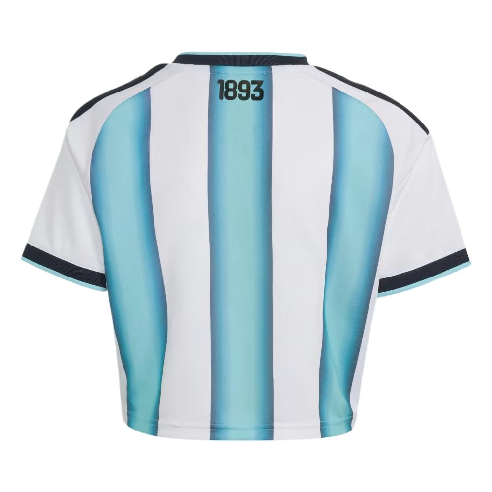 adidas Maglia da calcio cropped Argentina top da donna KE5982