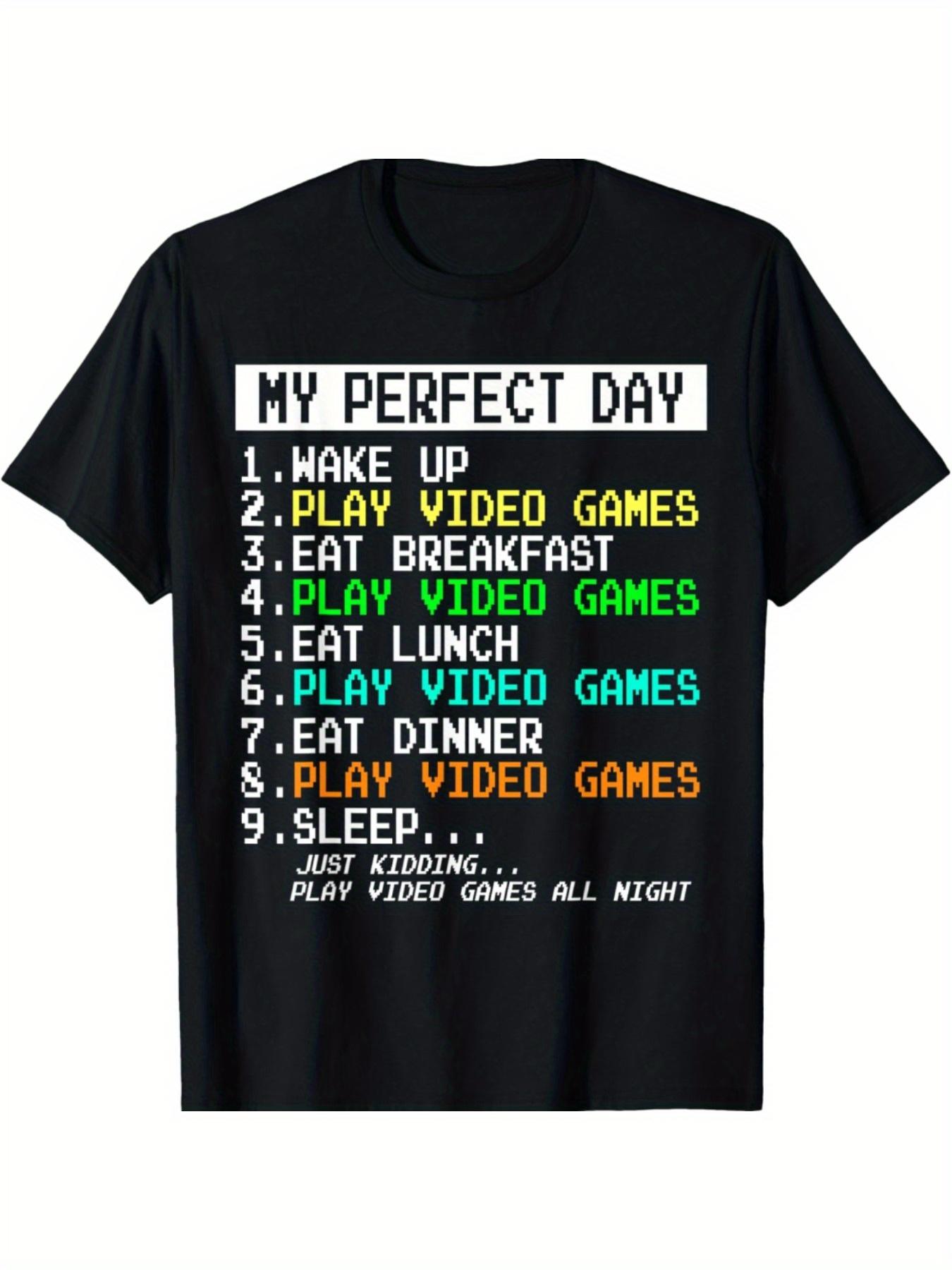

Gaming Apparel - Gamer Gifts for Teen Boys & Men Short Sleeve T-Shirt 5XL різнокольоровий