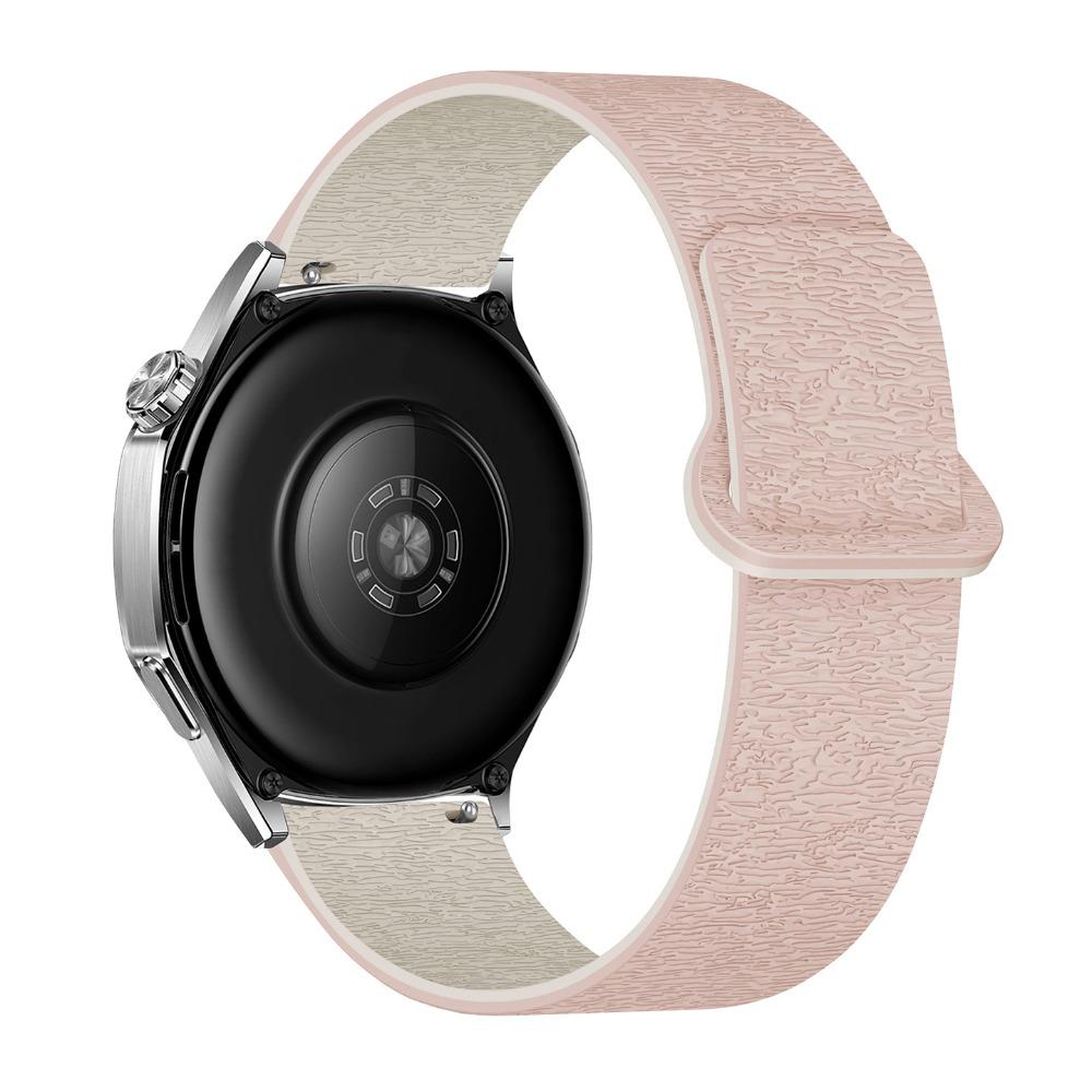 Adjustable Silicone Magnetic Strap 18/22mm Watchbands Practical Wristband for Huawei Samsung Honor 22mm розовый