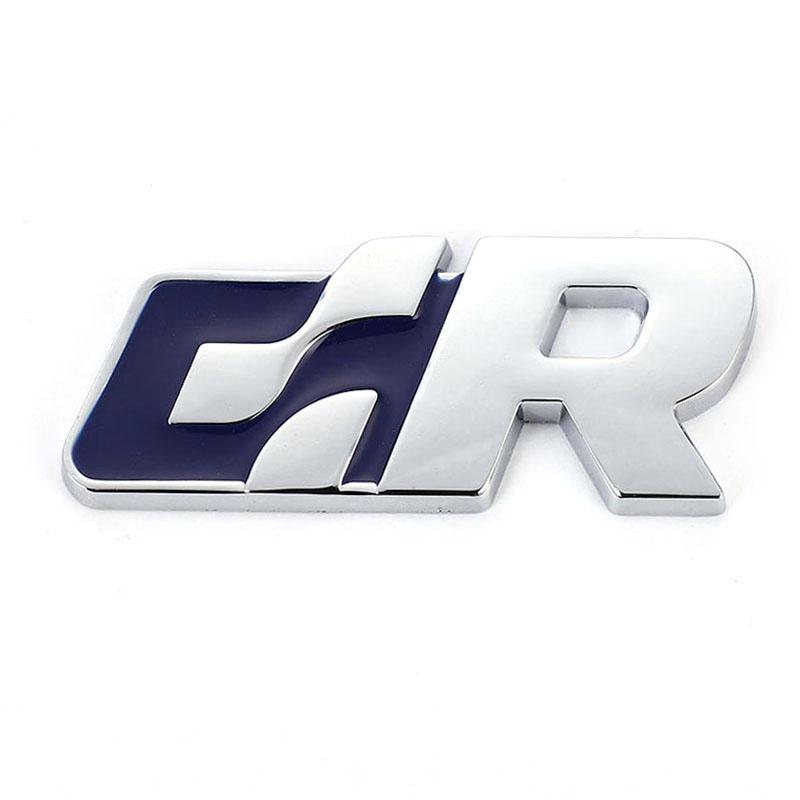 1Pc 3D Metal Car Side Fender Rear Trunk Emblem Badge Stickers Decals Front Hood Grille Badge