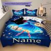 Custom Lights Bedding 3 Piece Set HD Print Duvet Cover Pillowcases for Teens Adult Bedroom Decoration
