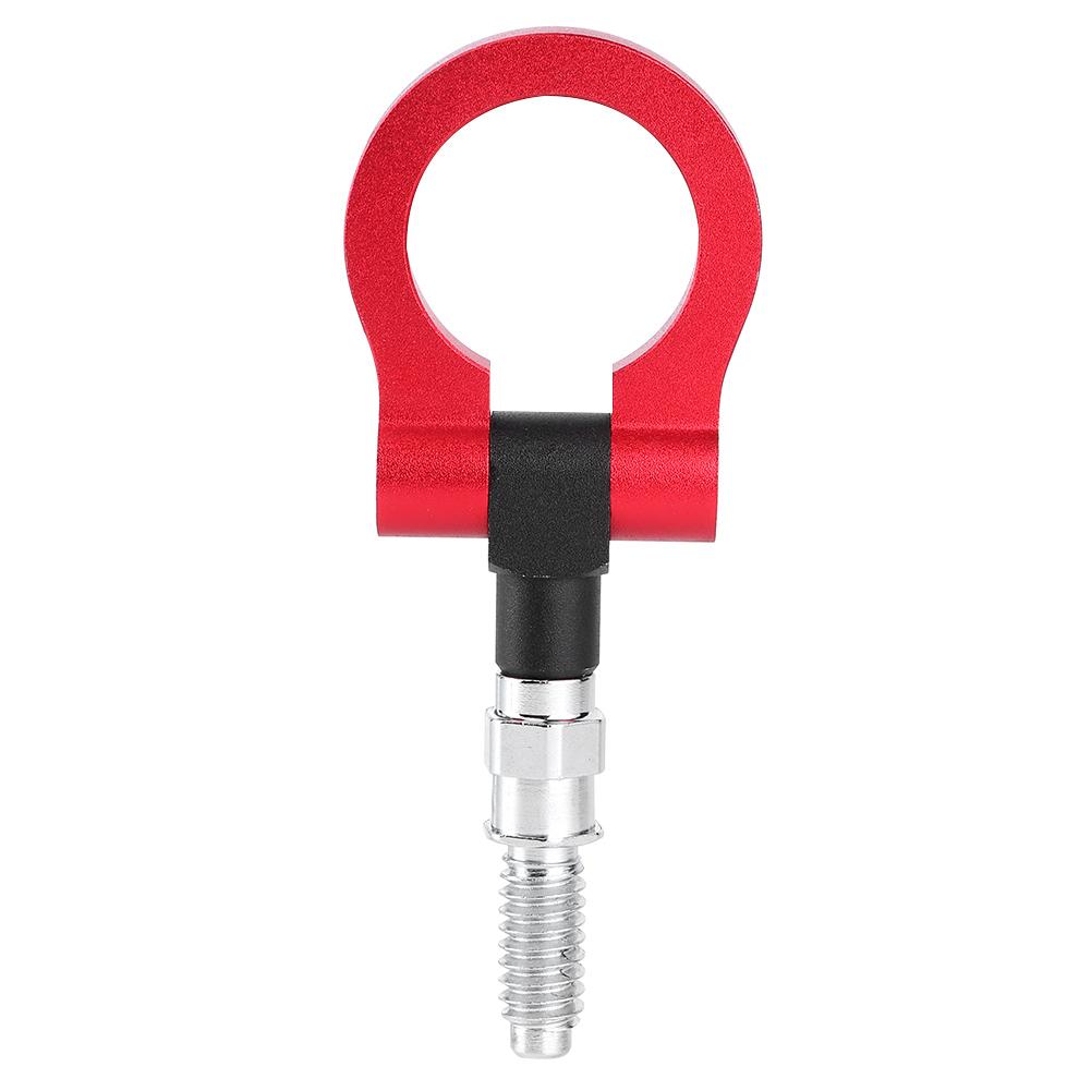Car Auto Trailer Aluminum Alloy Front Tow Hook Decoration Towing Ring for E Series Red