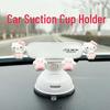 Strawberry Bear Magnetic Car Phone Holder with Firm Suction - Cute Interior Navigation Accessory