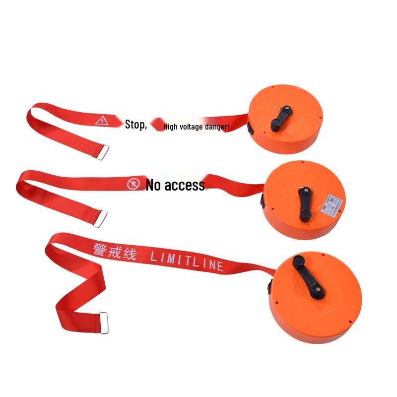 TJ-JS550 Thickened Retractable Safety Warning Tape 100m