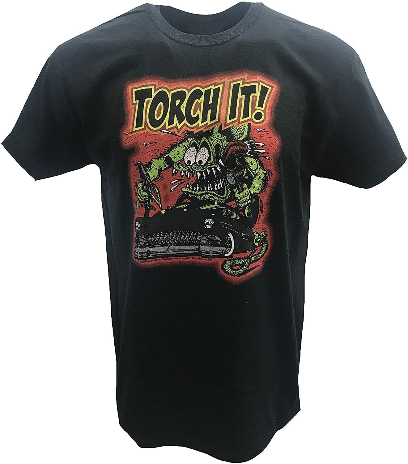 RAT FINK ED ROTH BIG DADDY TORCH IT T-SHIRT XL