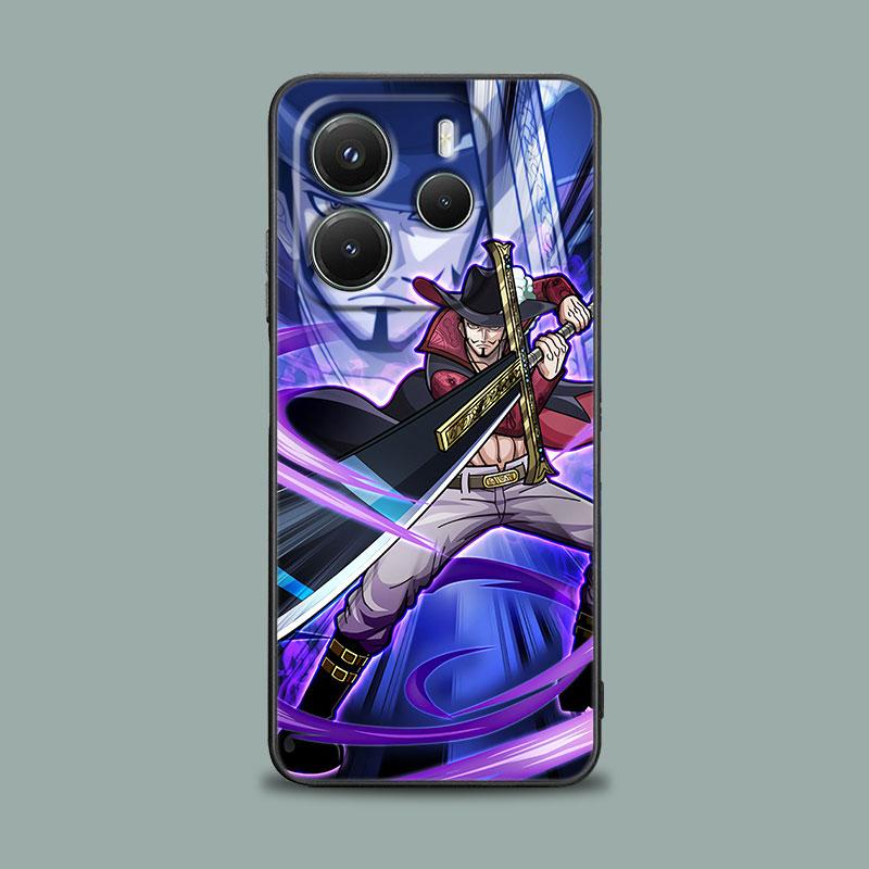 Soft Case For Xiaomi Redmi Note 15 14 13 12 11 10 Pro Plus For Redmi 15C 15 14C 13C 12C Phone Cover Mihawk Zoro Anime One Pieces