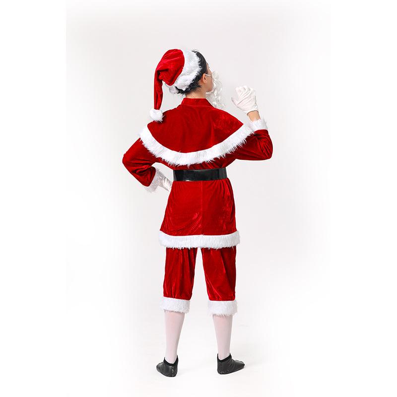 Cosplay Europe and the United States new children's Christmas party clothes, Santa Claus boys and girls Christmas performance clothes