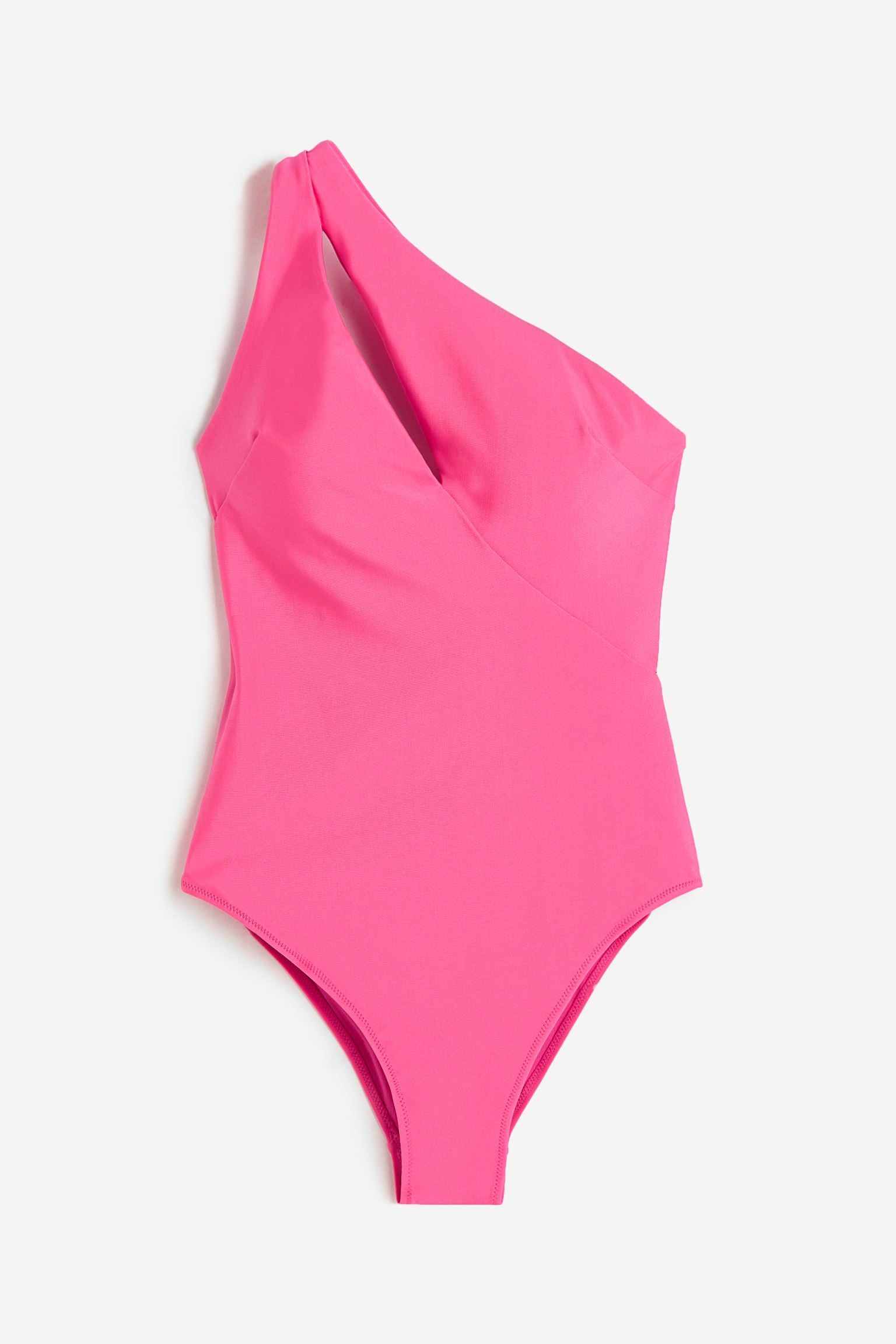 

Купальник на одно плечо с завышенной талией