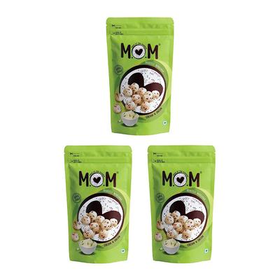 MOM - Meal of the Moment Roasted Cream N Onion Makhana, 60g (Pack of 3) Gluten Free Anti Oxidants