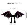Halloween Fledermausflügel Fledermaus Verkleidung Kostüm Zubehör für Mädchen Frauen Kinder Geburtstag Halloween Weihnachten Maskenbälle Cosplay