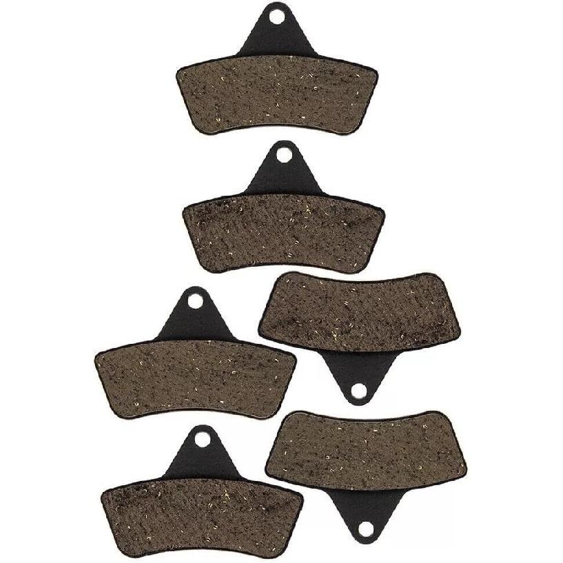 Motorcycle Repair Parts 2 Sets Brake Pad Set for Arctic Cat 0402-882 for Front Rear 500 400 300 Easy to Install