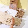 Wooden 3D Hand-Crank Marble Run Puzzle