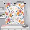 2pcs 2D flat printing Drapes Floral Patterned ITEM NAME Polyester Without Electricity Festive Curtains Use for Door Wall Yard