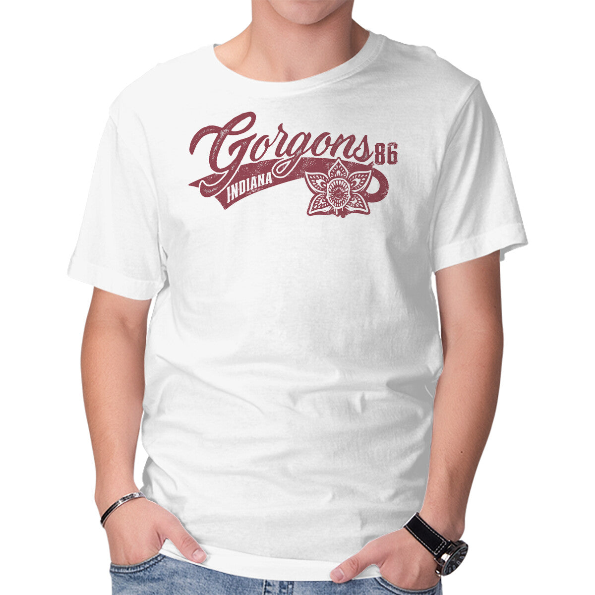 Unisex Crew Neck T-Shirt Go Gorgons Graphic Short Sleeve Casual Tee XXXXL
