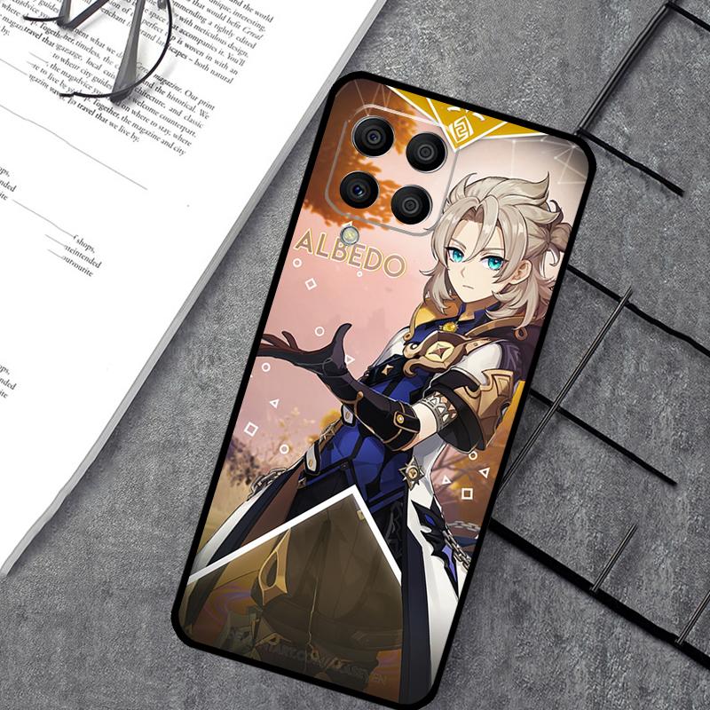 Genshin Impact Albedo Case For Samsung Galaxy M15 M11 M12 M13 M14 M06 M16 M36 M56 M31 M53 M32 M52 M35 M55 M34 M54