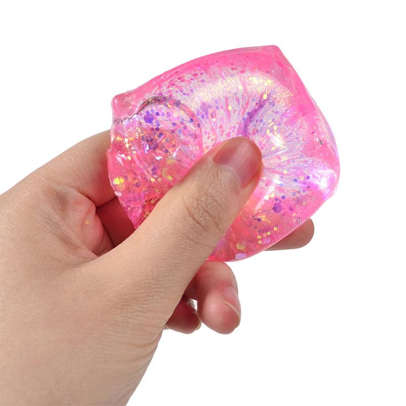 Large Glitter Ice Cubes Squishies Maltose Fidget Togu Sensory Adhd Anxiety Fun Squeeze Stress Relief Decompression Gifts