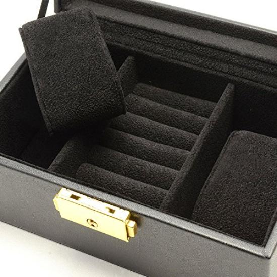 Watch storage watch pair pair collection accessory ring black [Nopple] box, box, watch, box, box, case, storage, [item]