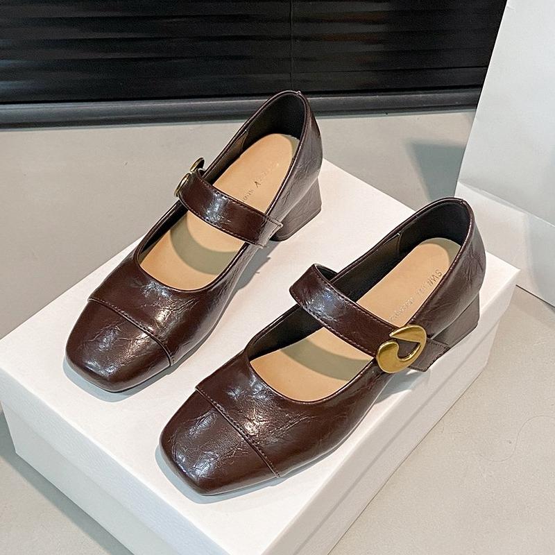 

Fashion Mid Heels Women s Shoes Summer Fashion Heeled Sandals Designer Shallow Elegant Pumps 2025 Summer New Dress Zapatillas De Mujer 40