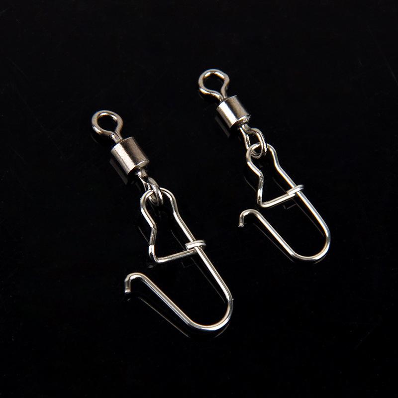American High-Speed Copper Swivel Snap for Sea Fishing - Eight-Character Ring Connector