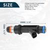 Fuel Injector for GMC Canyon Flow Matched No.12589465 | Fuel Injection Nozzle Black 1 Pcs