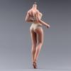 Scale Seamless Female Figure 12 Inch Super Flexible Steel Frame Construction Silicone Smooth Skin Miniature Action Figure Doll with Detachable Feet