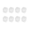 200pcs Tattoo Ink Cups Stable Base Thicken Deepen Transparent Microblading Pigment Cups