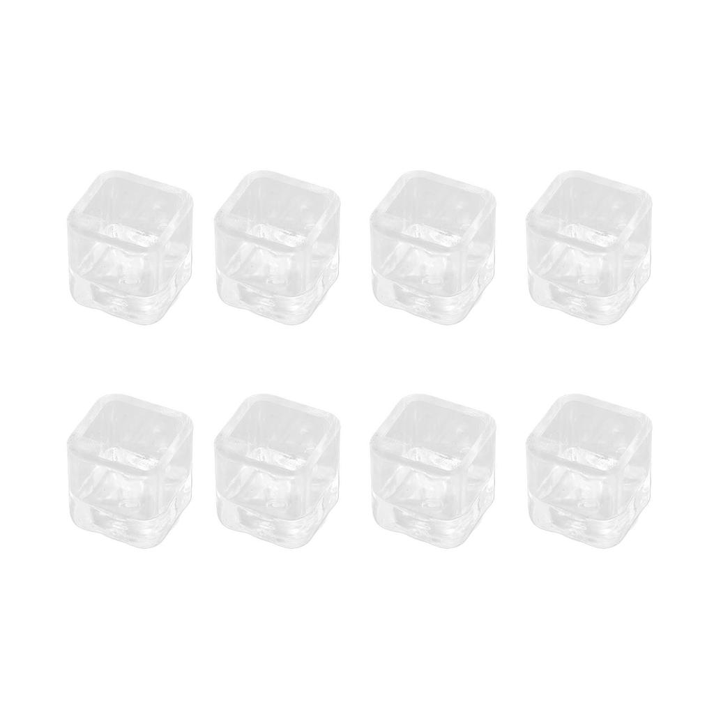 200pcs Tattoo Ink Cups Stable Base Thicken Deepen Transparent Microblading Pigment Cups