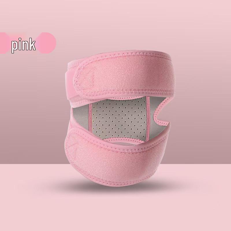 Breathable Silicone Knee Support Strap for Sports - Shock Absorption for Running, Cycling, Badminton, and Hiking