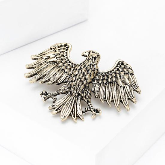 Bald Eagle Brooch for Men And Women Patriotic Enamel Alloy Lapel Pin