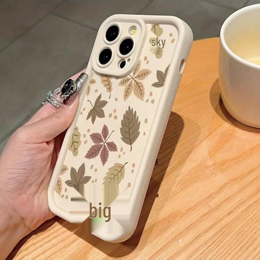 Etui na telefon INS Liść Klonowy dla iPhone 17Pro Max/16/15/14/13Pro (Europa)