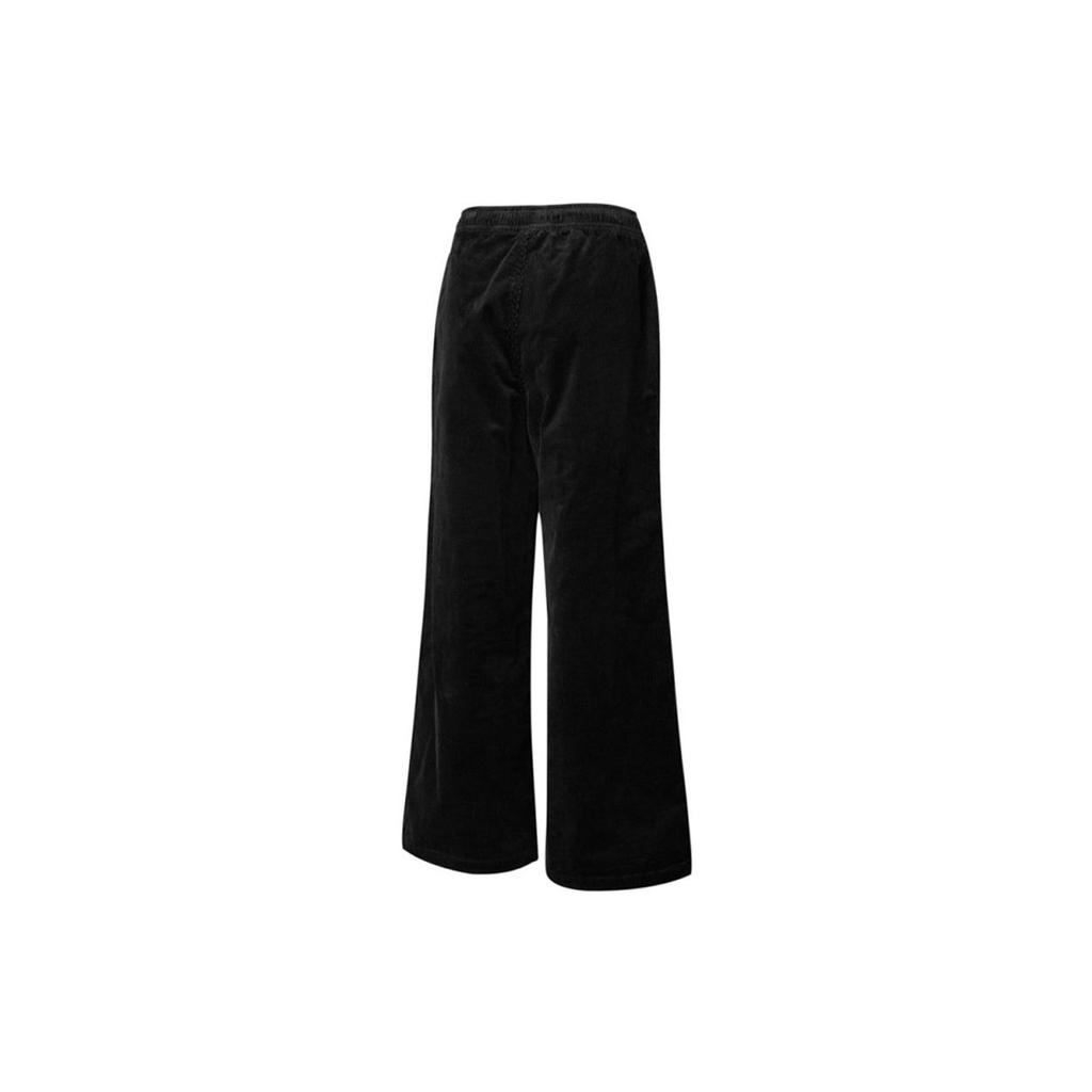 Puma Spodnie Casualowe z Haftowanym Logo, Tkanina, Damskie, Czarne 534754-01