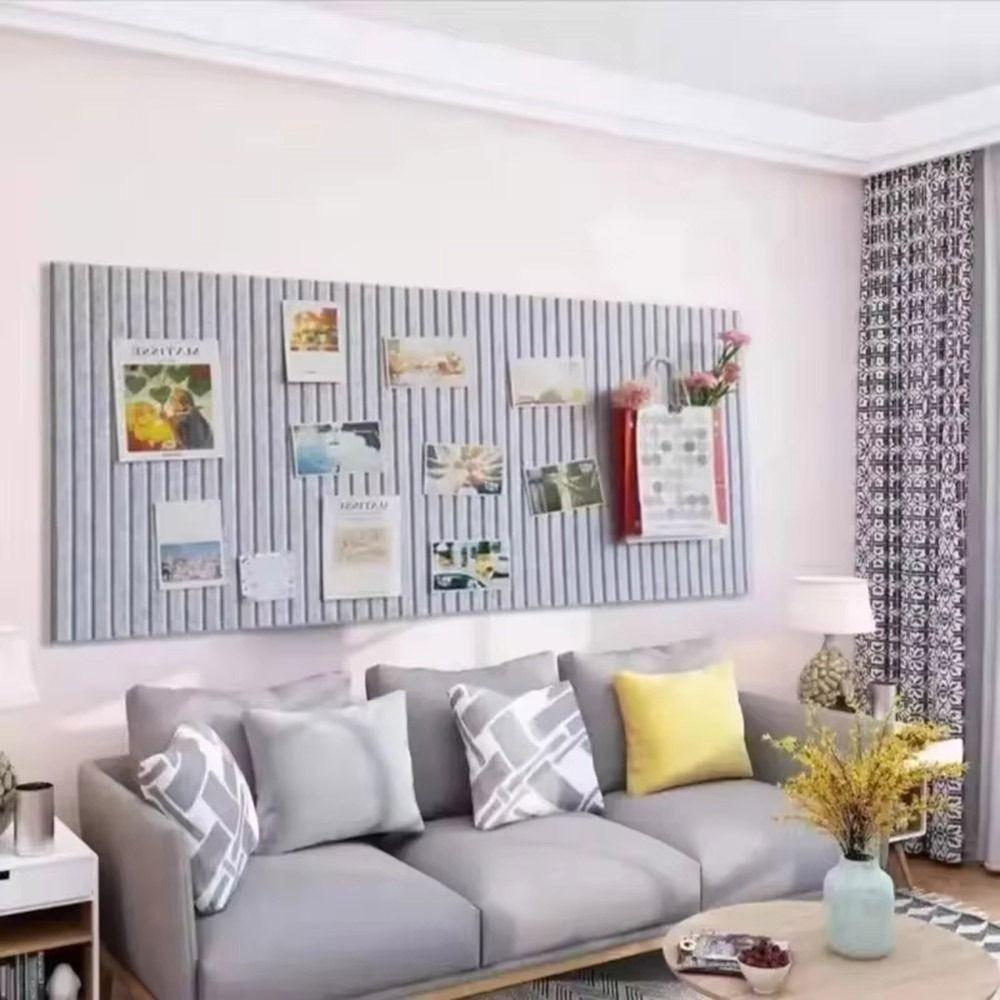 Вертикальні смугасті фетрові наклейки на стіну Фотостіна для прикраси стін дому та дитячого садка