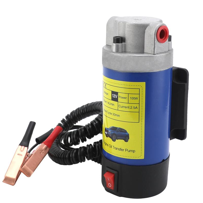 Oil Extractor Pump For Engine Oil Extraction And Oil Transfer Change Pump,Portable Electric Self-Priming Powerful Gear Pump