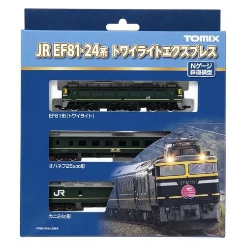 TOMYTEC TOMIX N Gauge EF81 Series 24 Twilight Express Basic Set A (3 Cars) 98359 Model Train Passenger Car